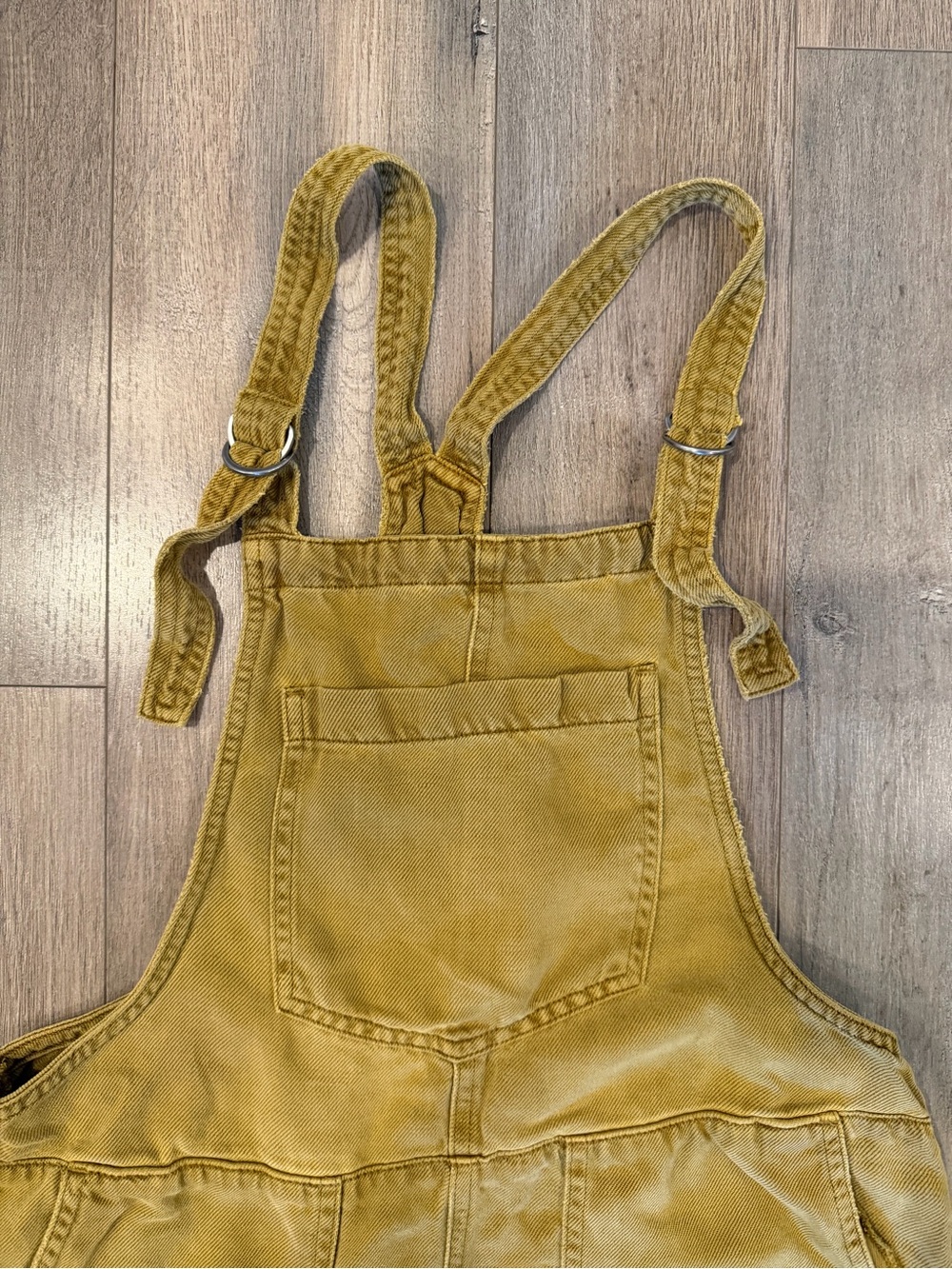 aerie Mustard Overalls Jumpsuit - Picture 3 of 8